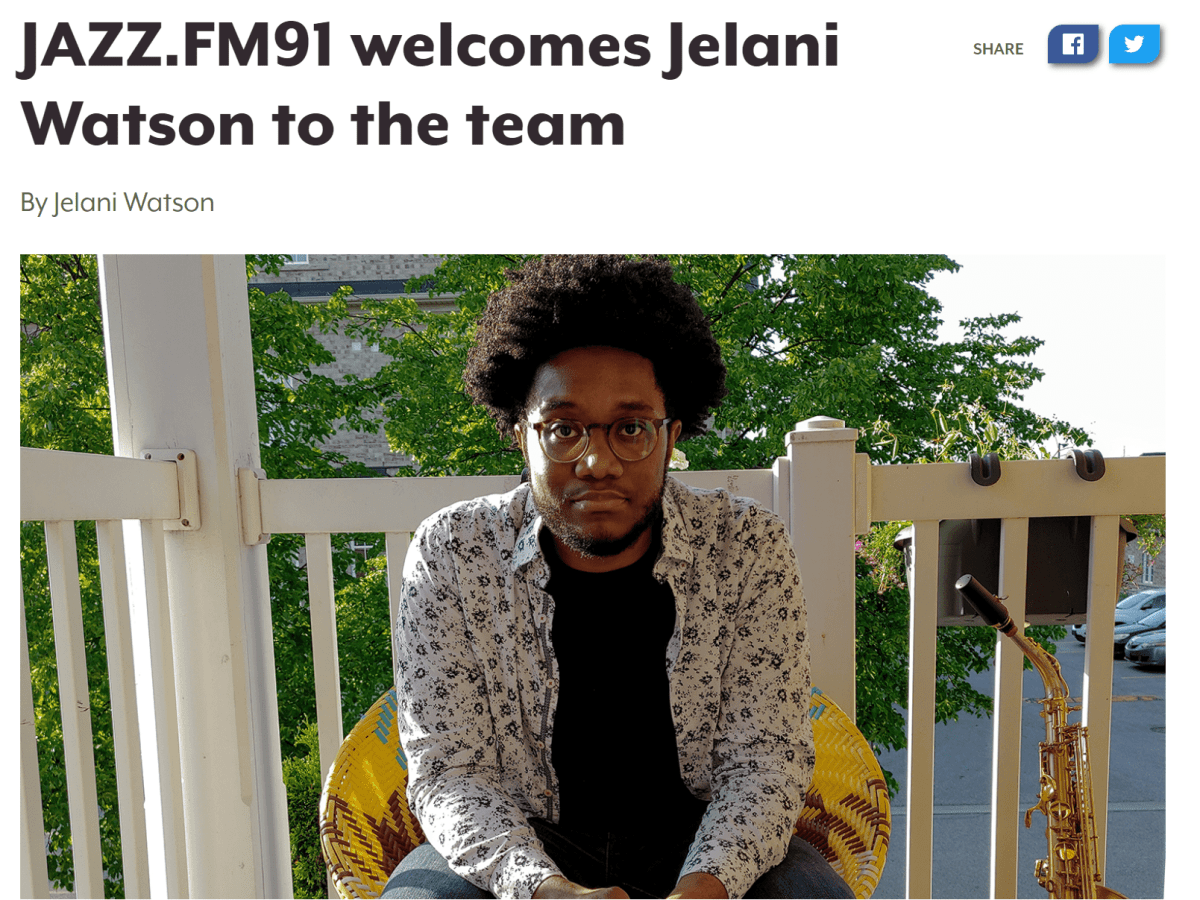 Joining the JAZZ.FM91&nbsp;Team